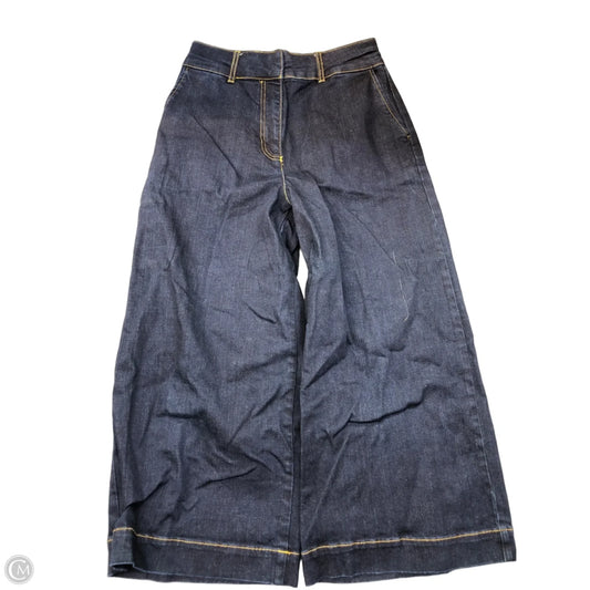 Jeans Wide Leg By Boden In Blue Denim, Size: 4