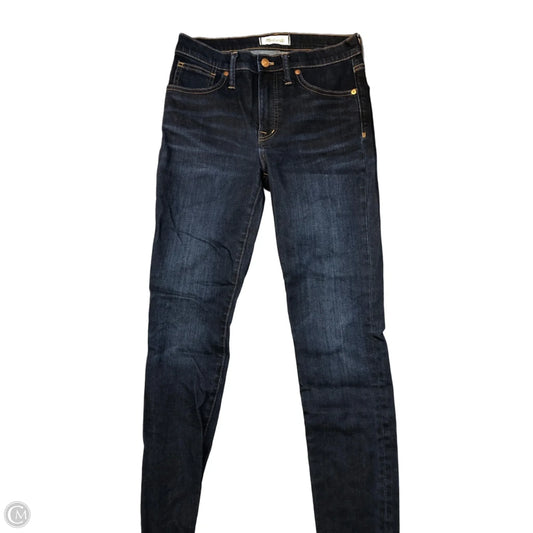 Jeans Skinny By Madewell In Blue Denim, Size: 4