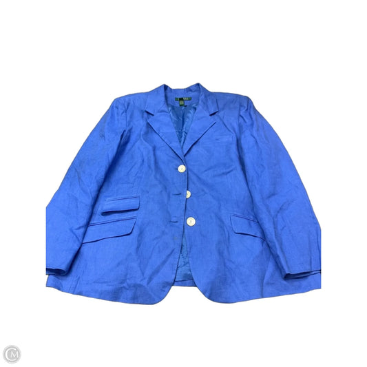 Blazer By Lauren By Ralph Lauren In Blue, Size: 16