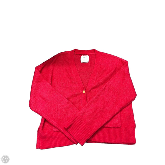 Sweater Cardigan By Abercrombie And Fitch In Pink, Size: S