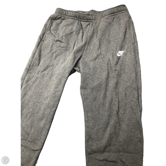 Athletic Pants By Nike Apparel In Grey, Size: L