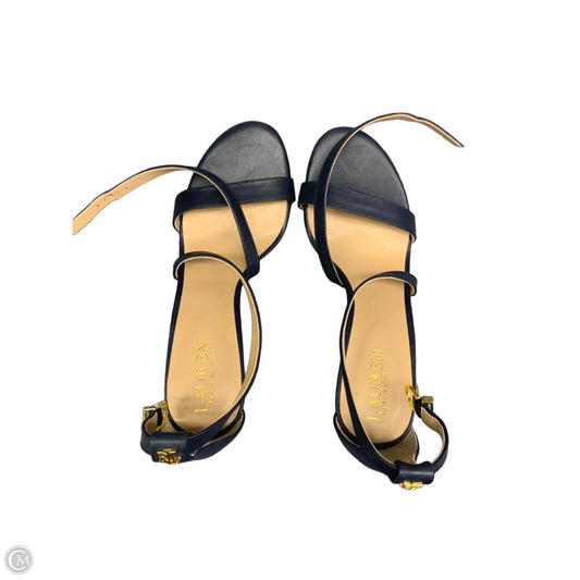 Shoes Heels Kitten By Lauren By Ralph Lauren In Navy, Size: 9