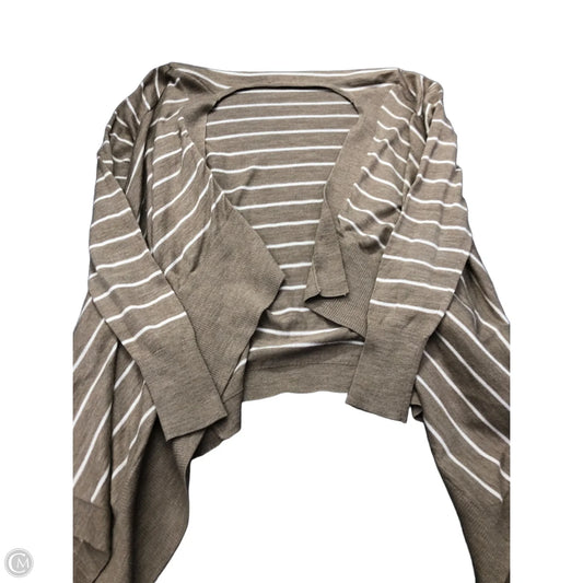 Cardigan By Loft In Tan & White, Size: Xs