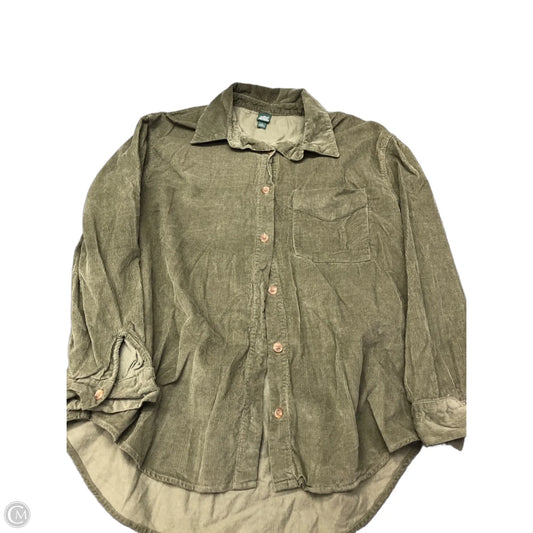 Top Long Sleeve By Wild Fable In Green, Size: M