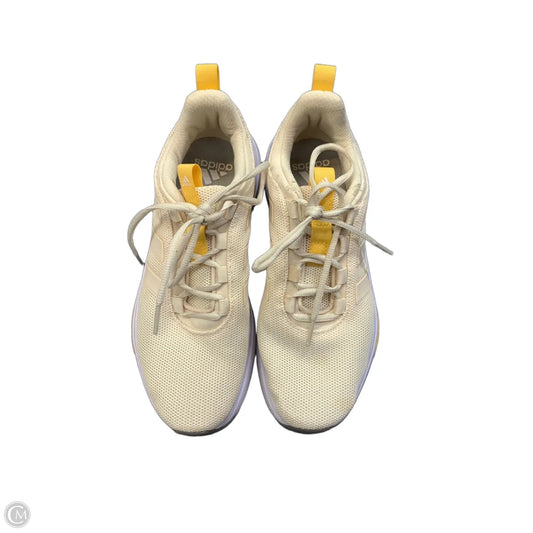 Shoes Athletic By Adidas In Yellow, Size: 8