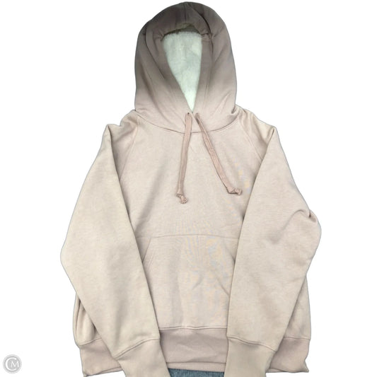 Sweatshirt Hoodie By Old Navy In Pink & White, Size: M