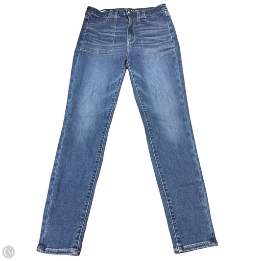 Jeans Jeggings By American Eagle In Blue Denim, Size: 12