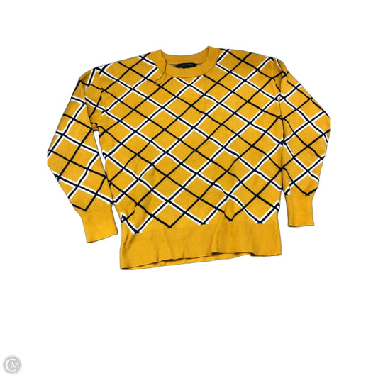 Sweater By Tahari In Yellow, Size: M