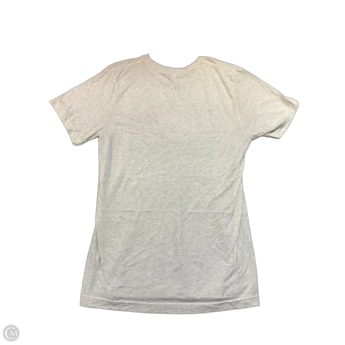 Top Short Sleeve Basic By Canvas In Cream, Size: S