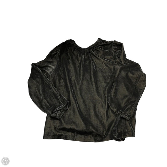 Blouse Long Sleeve By Ann Taylor In Black, Size: M