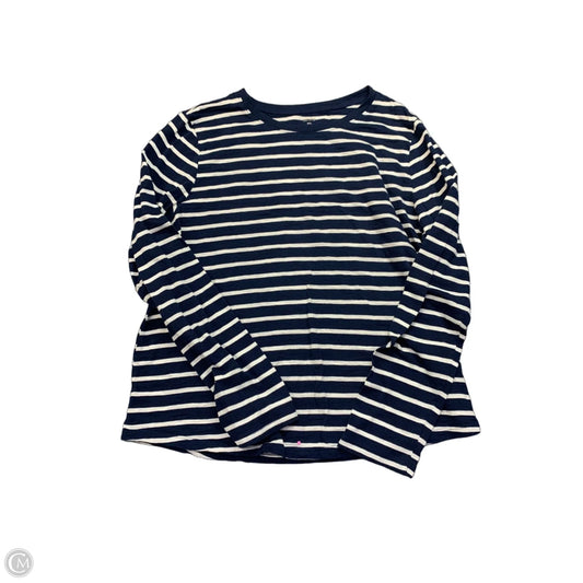 Top Long Sleeve By Sonoma In Navy, Size: Xl