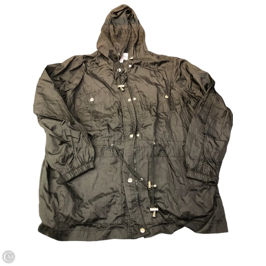 Jacket Windbreaker By Carolina Colors In Black, Size: L
