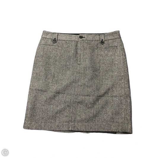 Skirt Midi By Eddie Bauer In Grey, Size: 12l