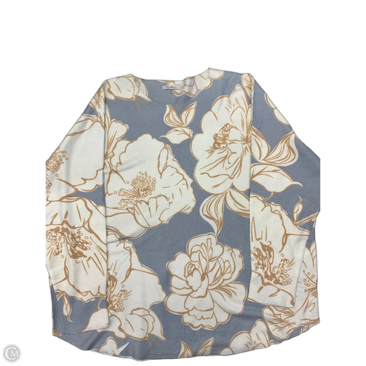 Sweater By Vila Milano In Blue & White, Size: 2x