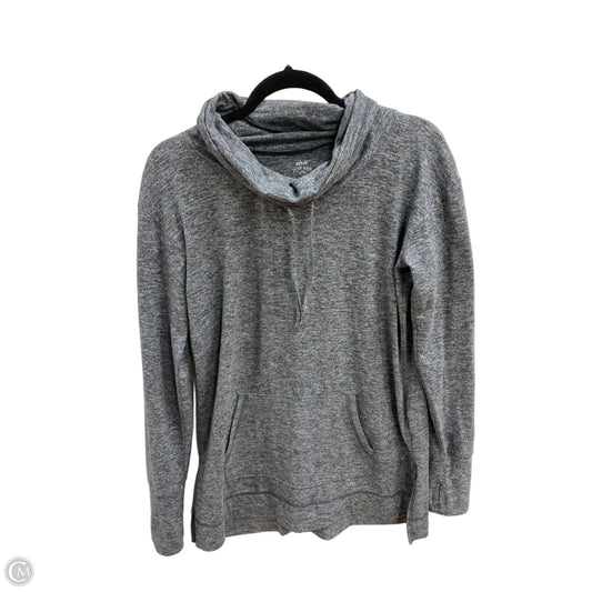 Athletic Sweatshirt Collar By Aerie In Grey, Size: M