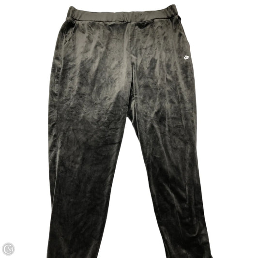 Pants Joggers By Juicy Couture In Black, Size: Xxl