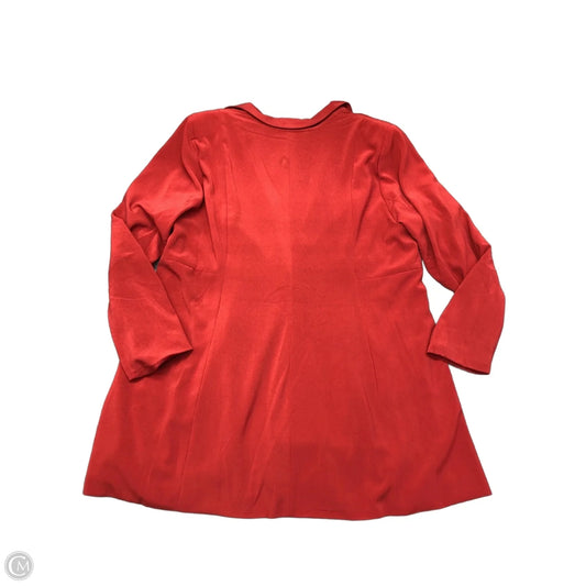 Blazer By Torrid In Maroon, Size: 2x