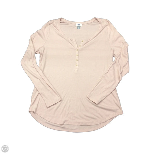 Top Long Sleeve Basic By Old Navy In Pink, Size: Xxl