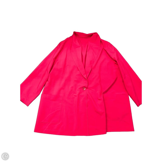 Blazer By Clothes Mentor In Pink, Size: Xxl