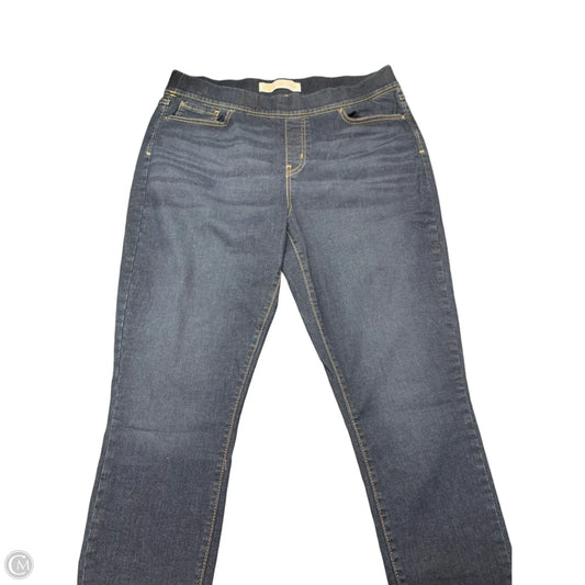 Jeans Skinny By Levis Signature In Blue Denim, Size: 18