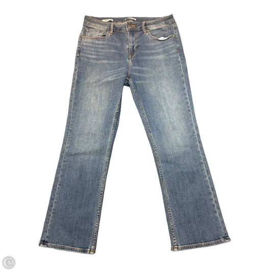 Jeans Straight By Vigoss In Blue Denim, Size: 10