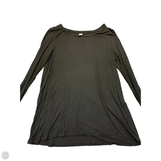 Top Long Sleeve Basic By Old Navy In Black, Size: M