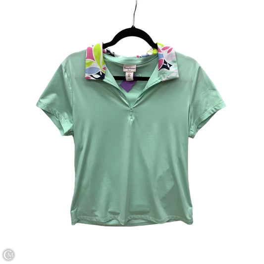Top Short Sleeve By Tommy Bahama In Green, Size: L