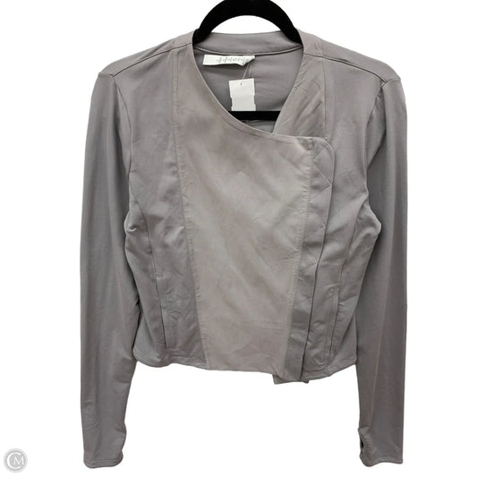 Athletic Jacket By Under Armour In Grey, Size: M