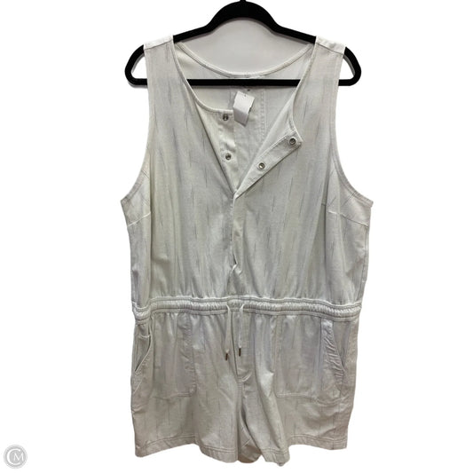 Romper By Athleta In White, Size: 2x