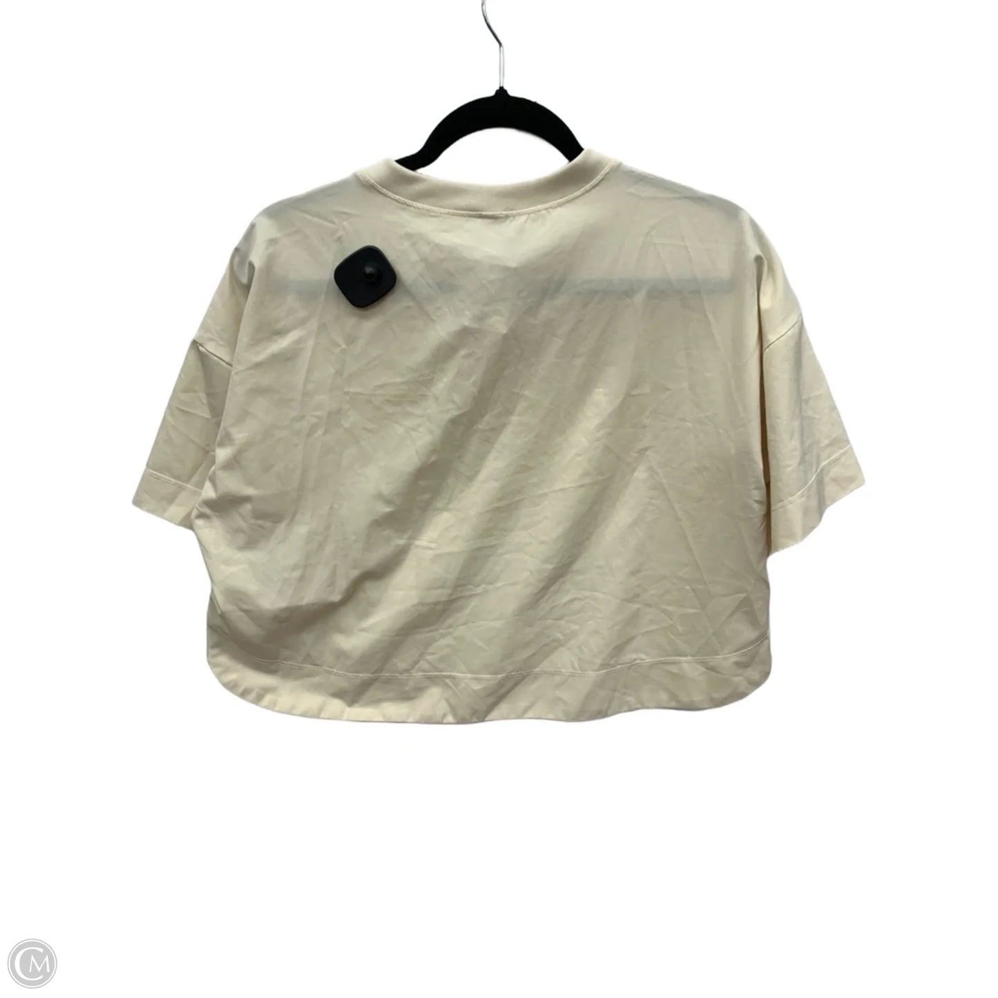 Athletic Top Short Sleeve By Old Navy In Tan, Size: S