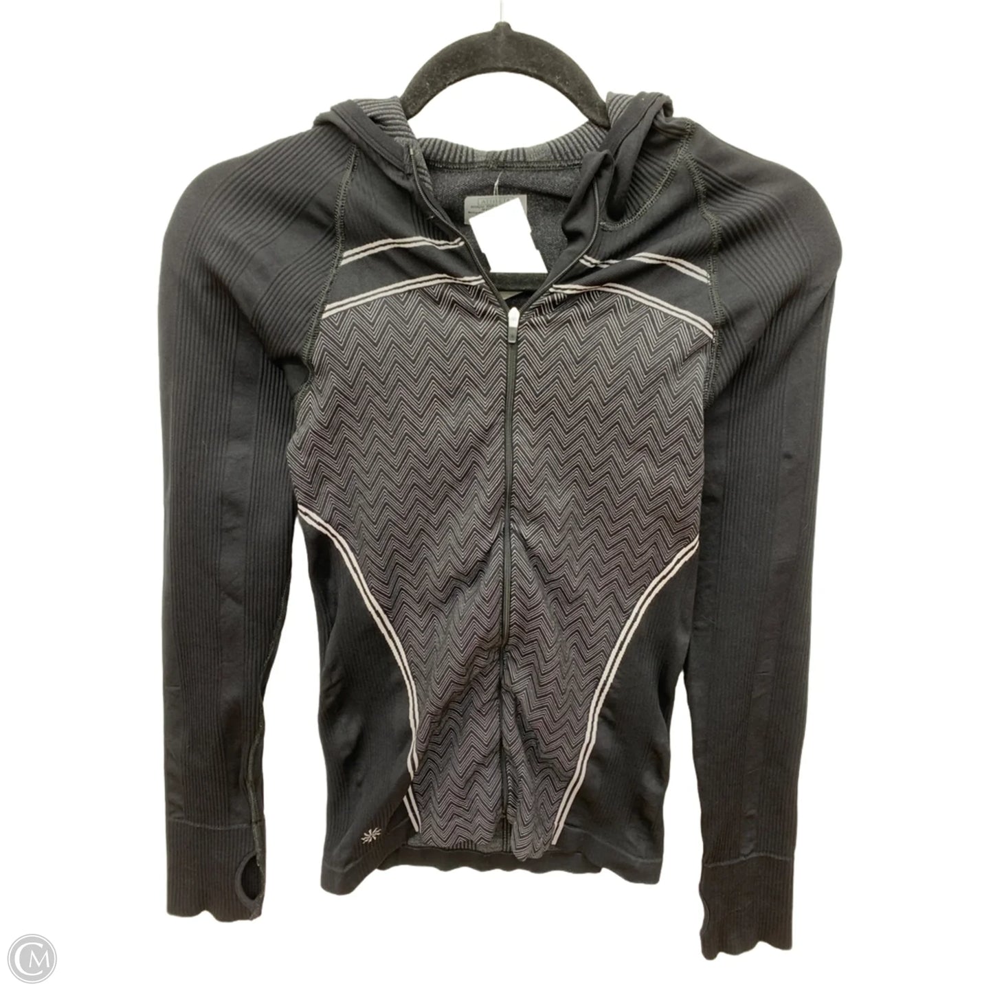 Athletic Jacket By Athleta In Black, Size: S