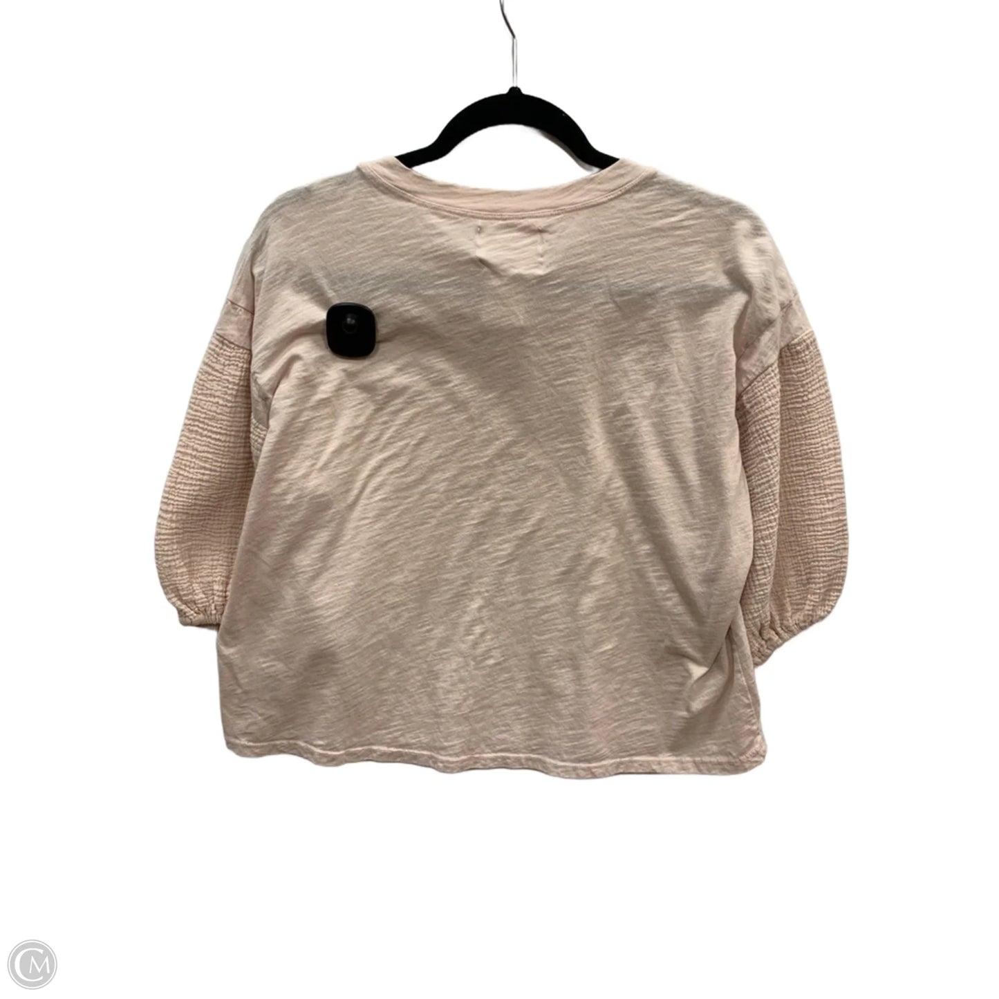 Top Short Sleeve Basic By Velvet In Pink, Size: Xs