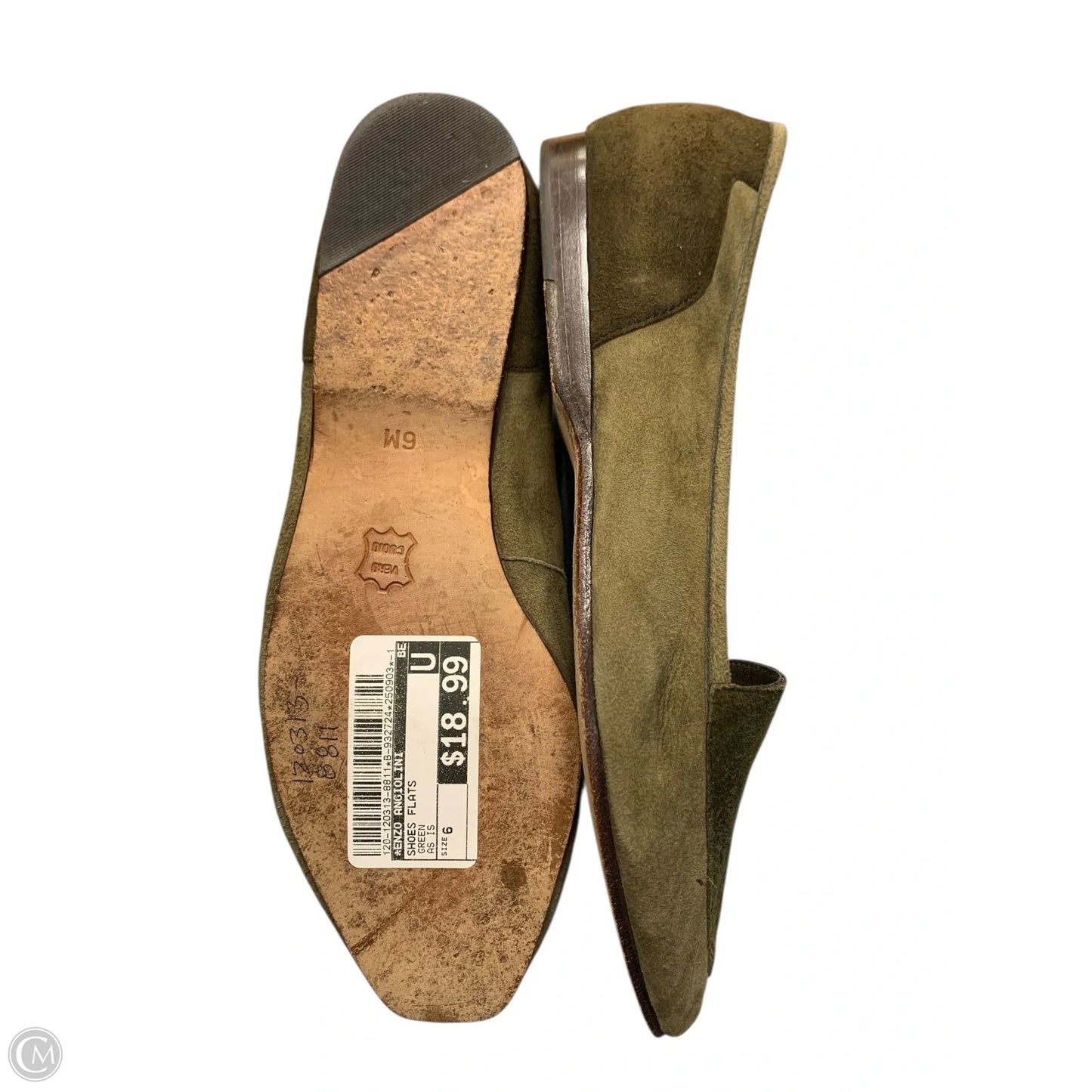 Shoes Flats By Enzo Angiolini In Green, Size: 6