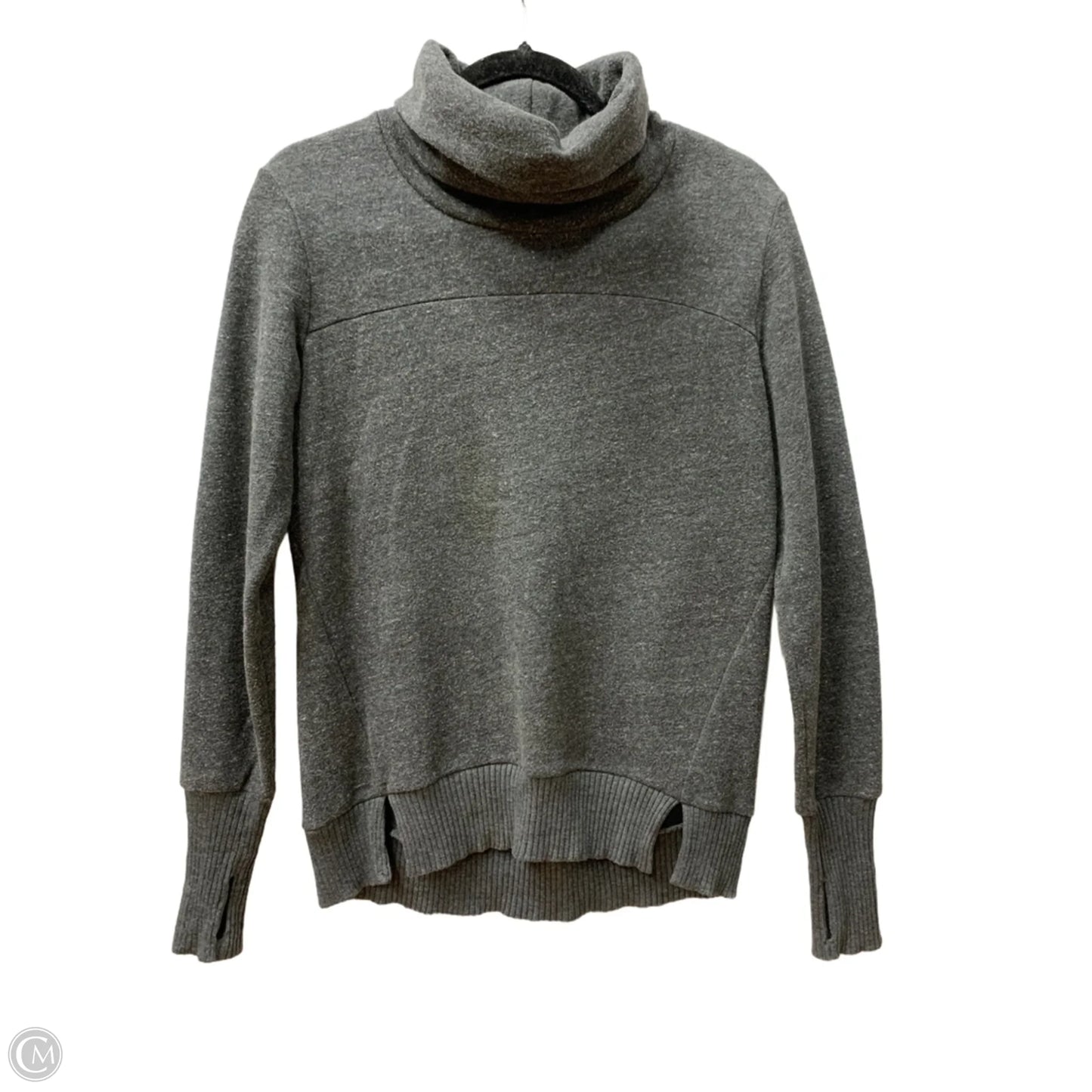 Athletic Sweatshirt Collar By Alo In Grey, Size: Xs