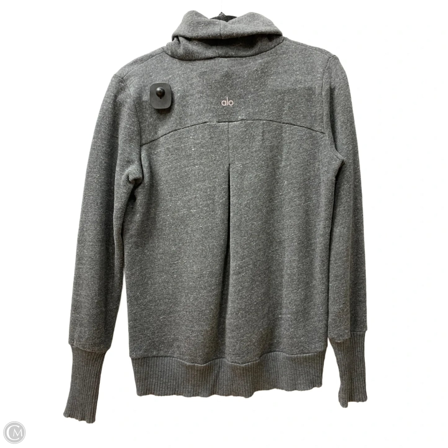 Athletic Sweatshirt Collar By Alo In Grey, Size: Xs