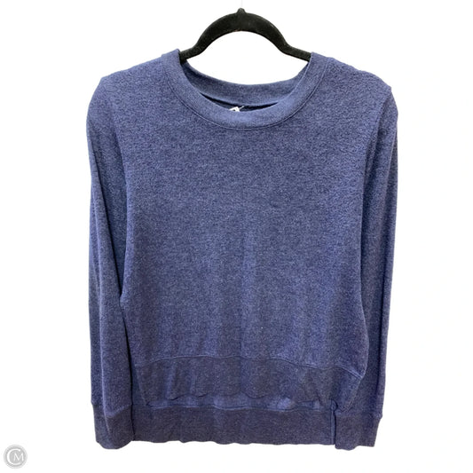 Top Long Sleeve By Alo In Navy, Size: Xs
