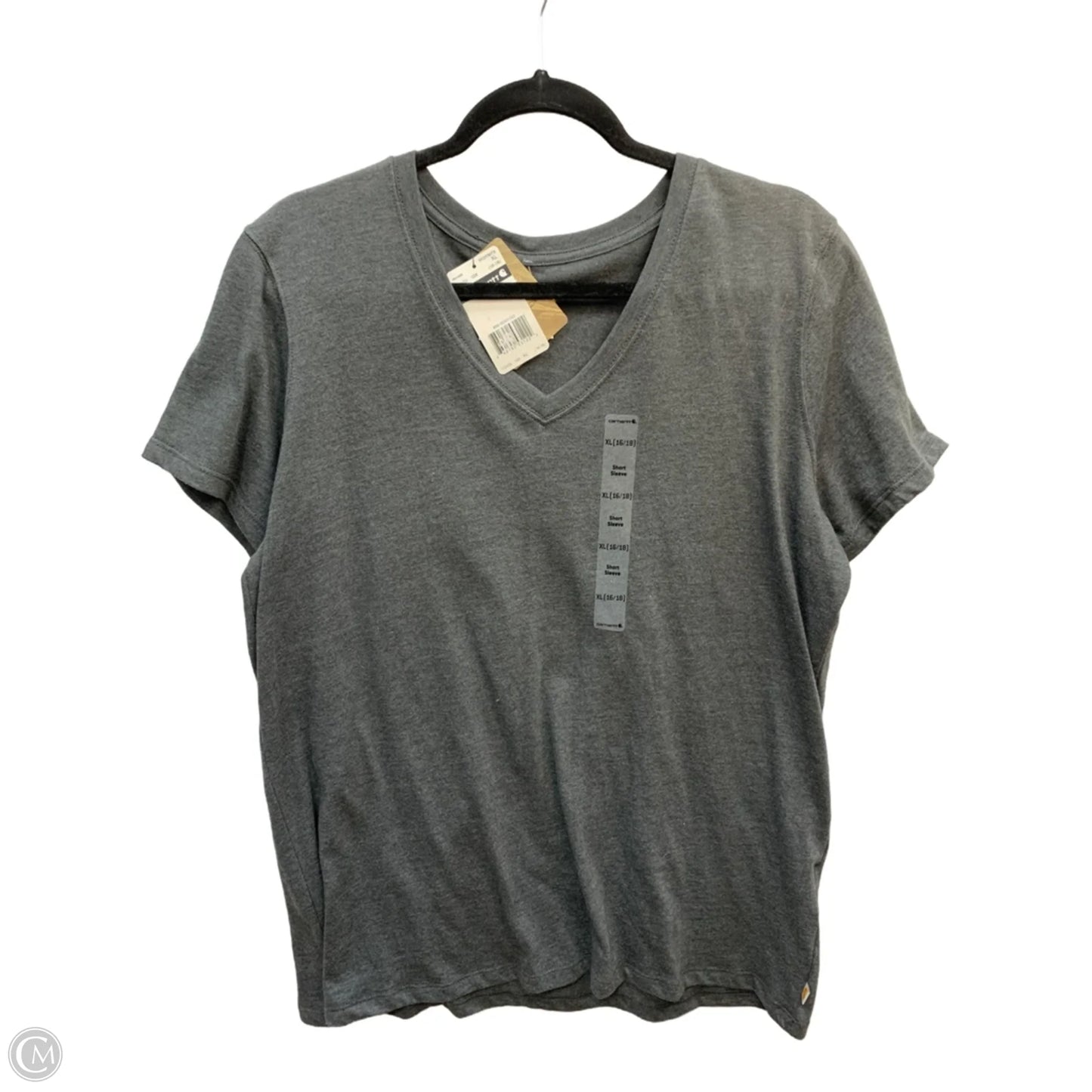 Top Short Sleeve Basic By Carhartt In Grey, Size: Xl