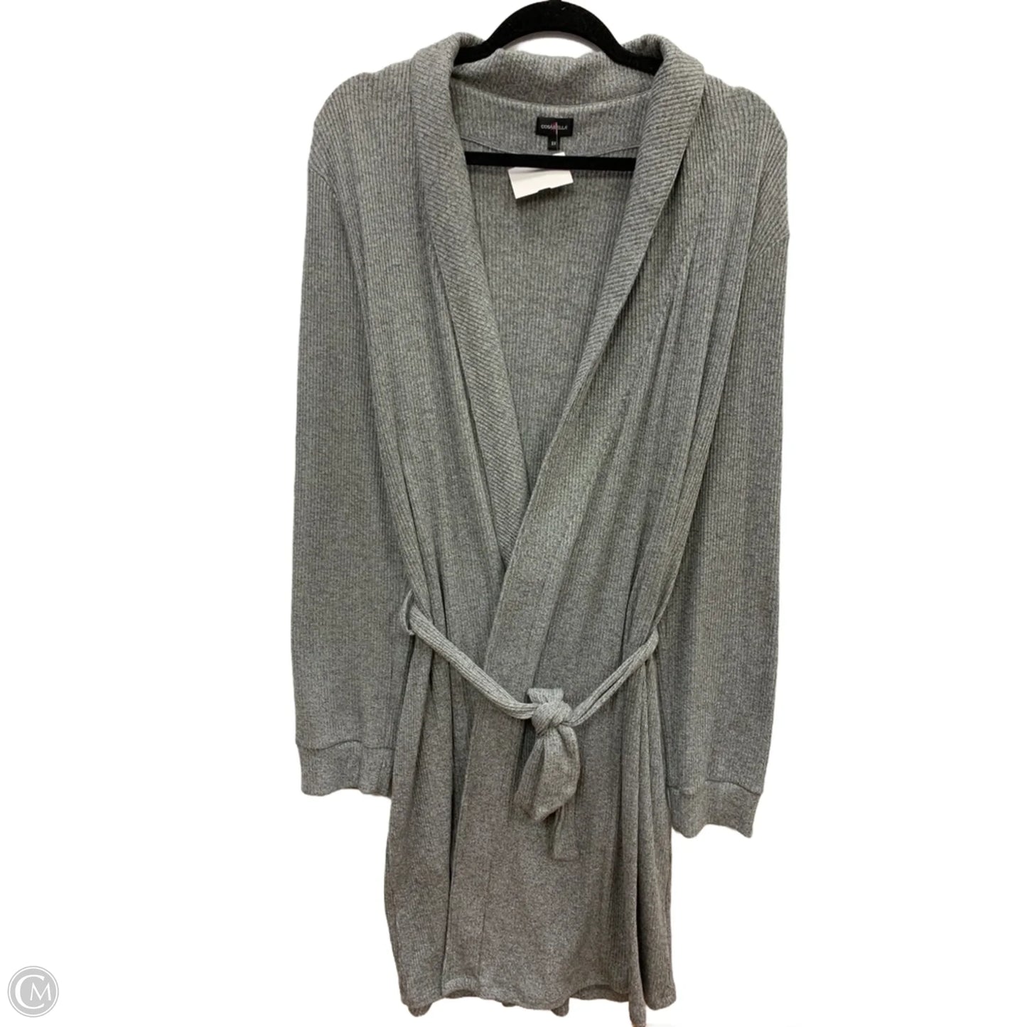 Sweater Cardigan By Cosabella In Grey, Size: 2X