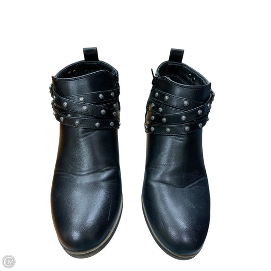 Boots Ankle Flats By Sugar In Black, Size: 7