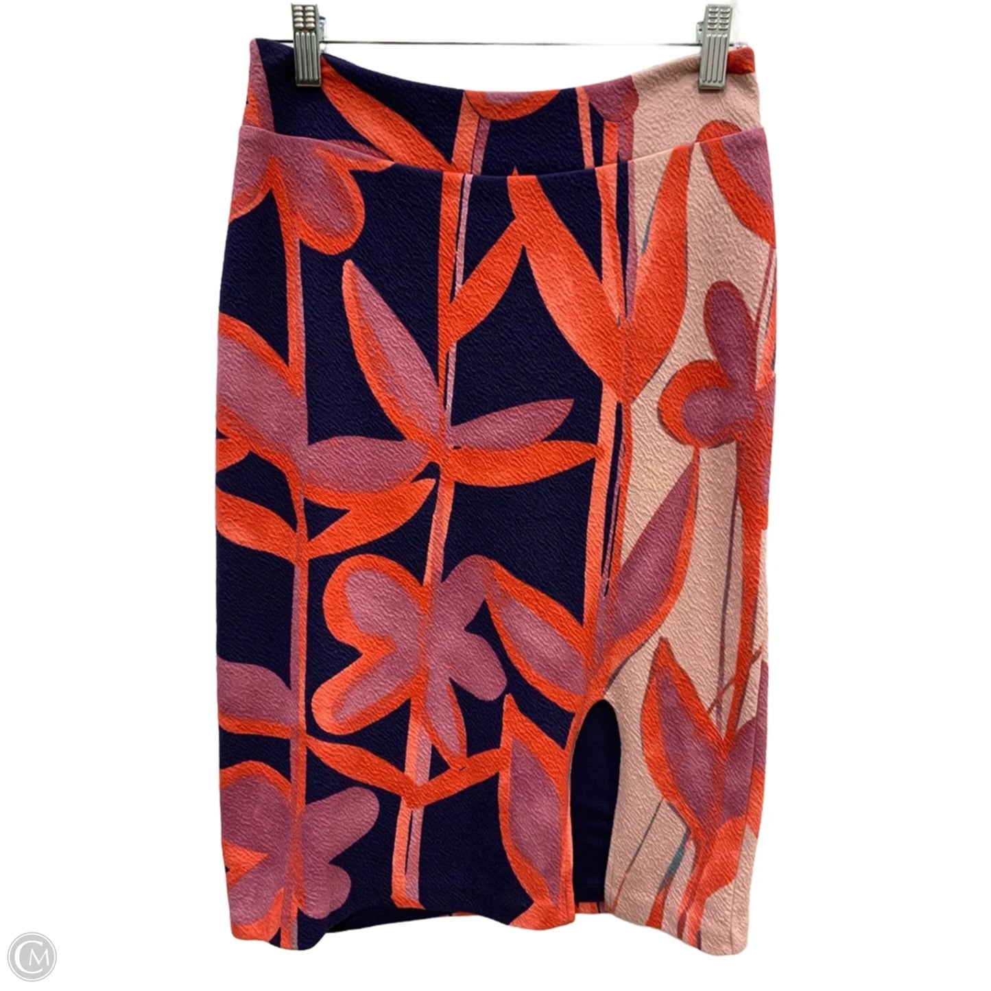 Skirt Midi By Maeve In Blue & Pink, Size: S