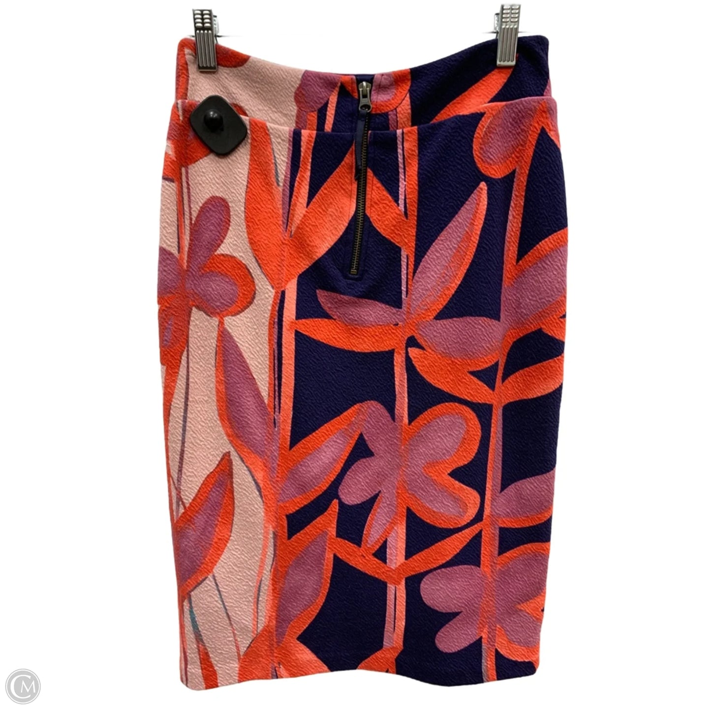 Skirt Midi By Maeve In Blue & Pink, Size: S