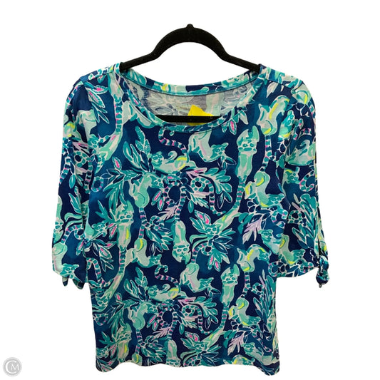 Top Long Sleeve Designer By Lilly Pulitzer In Multi-colored, Size: M