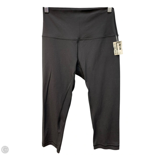 Athletic Capris By Lululemon In Black, Size: 6