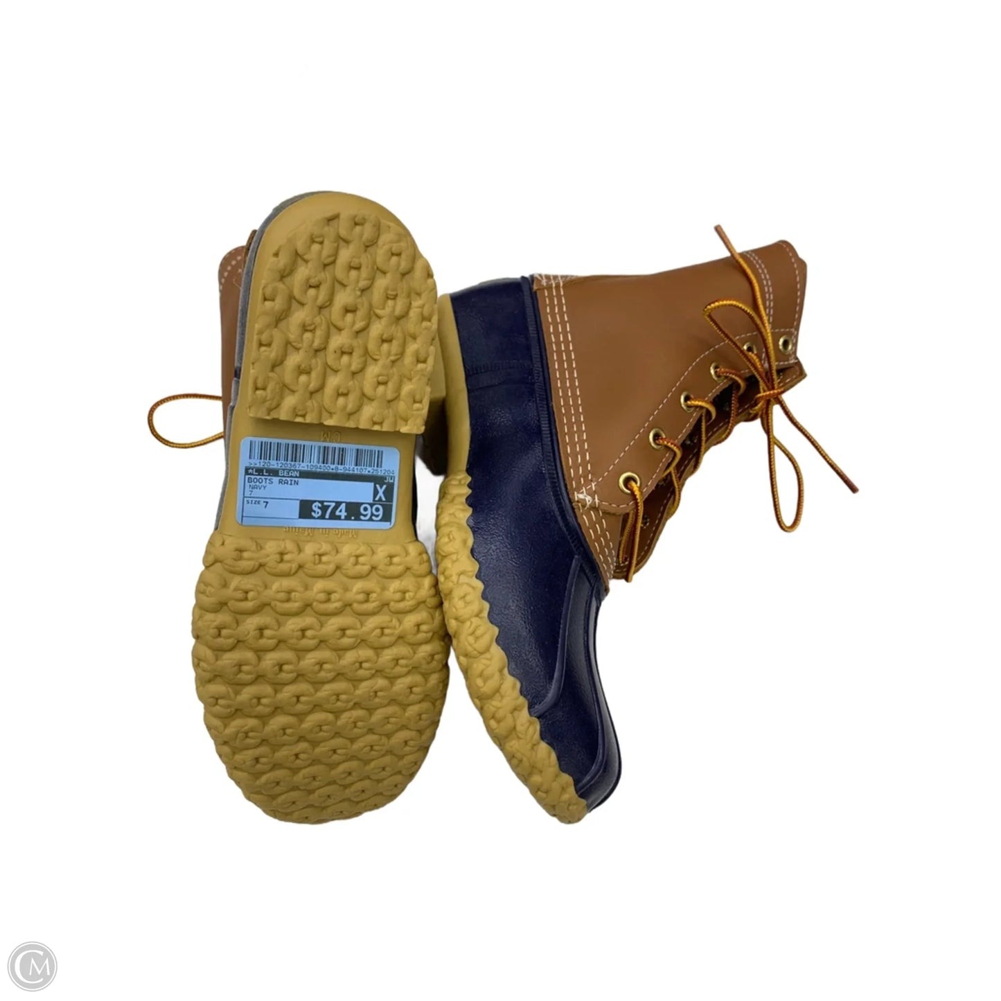 Boots Rain By L.l. Bean In Navy, Size: 7