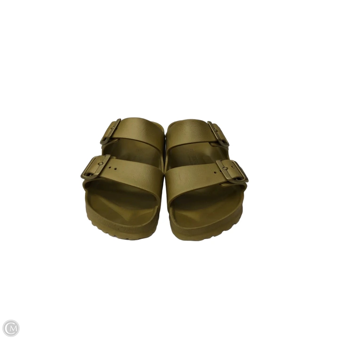 Sandals Flats By Birkenstock In Gold, Size: 7.5