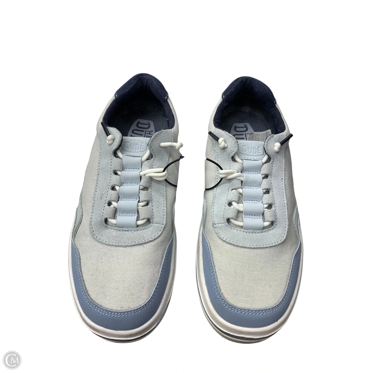 Shoes Flats By Hey Dude In Blue, Size: 8