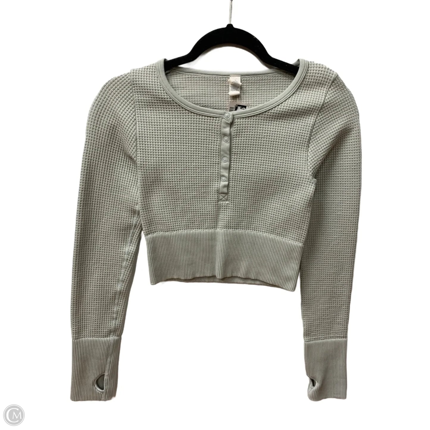 Top Long Sleeve By Aerie In Green, Size: Xs