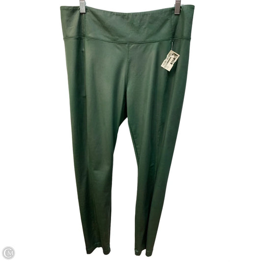 Athletic Leggings By Athleta In Green, Size: Xl