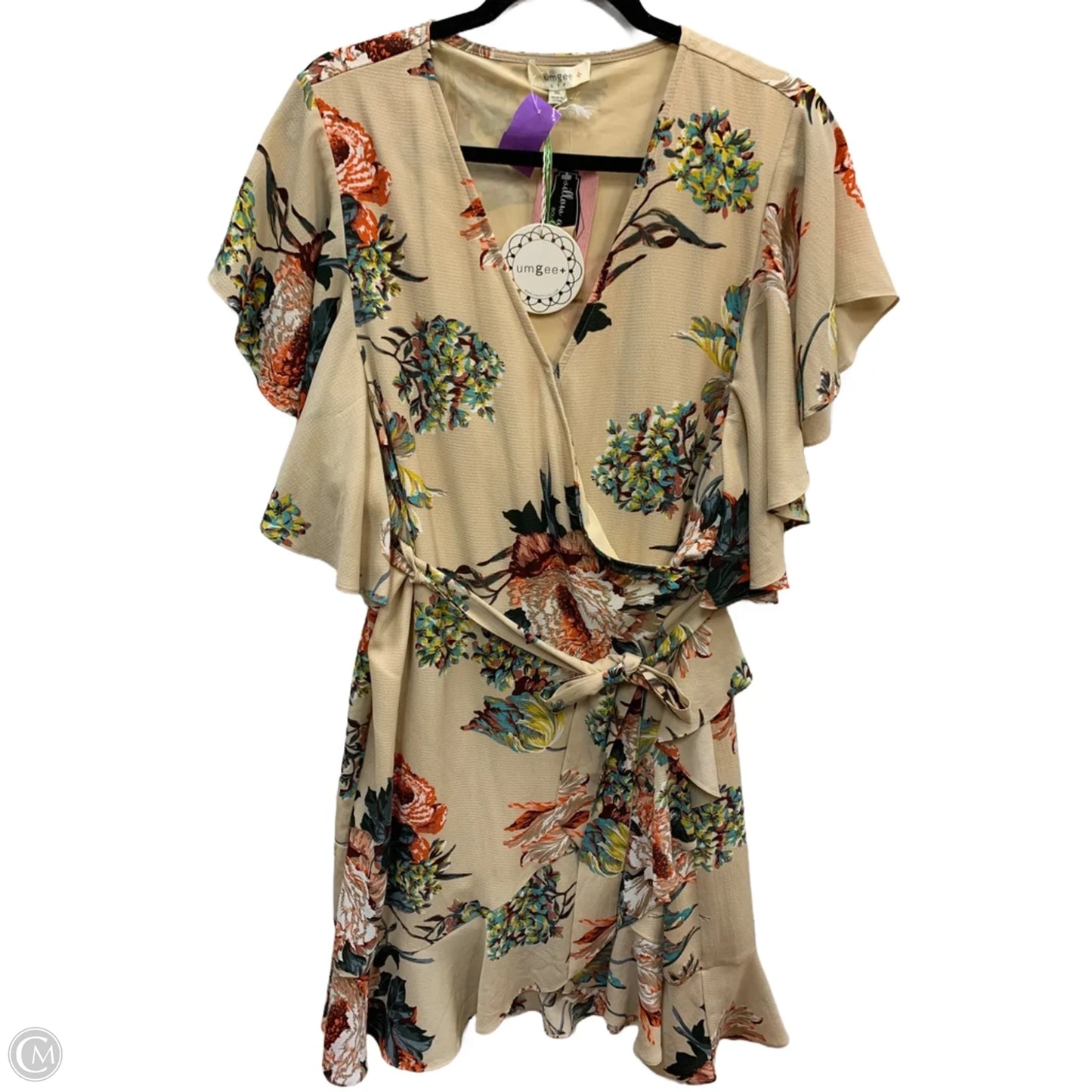 Dress Casual Midi By Umgee In Floral Print, Size: 1x