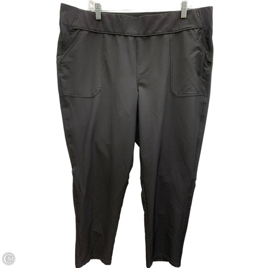 Athletic Pants By Weatherproof In Black, Size: 2x